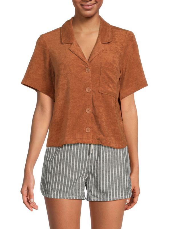 Marine Layer Terry Camp Shirt